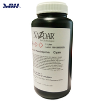 Marque originale nazdar bonne pour l'impression d'encre uv CMJN + LC + LM + W pour imprimante à plat UV Liyu Xuli Flora au meilleur prix