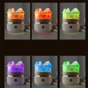 Diffusore di aromi in pietra salina 7 colori luce <span class=keywords><strong>ambiente</strong></span> diffusore di olio essenziale umidificatore d'aria macchina <span class=keywords><strong>per</strong></span> aromaterapia <span class=keywords><strong>per</strong></span> umidificatore domestico - Product Image 3