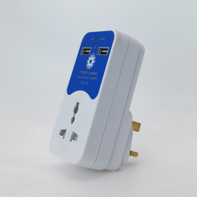 Voltage Surge Protector With Adjustable Voltage, Current and Recovery Time