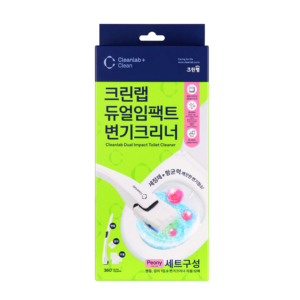 Cleanlab tác động kép nhà vệ sinh sạch hơn thiết lập xử lý: h49cm bàn chải: 5cm * 5cm nạp mạnh mẽ phòng tắm công cụ làm sạch cho nhà vệ sinh vệ sinh - Product Image 1