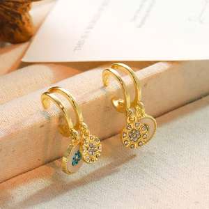 S925 Aguja <span class=keywords><strong>de</strong></span> plata Lujo Retro Francés Delicado Zircon Pendientes <span class=keywords><strong>de</strong></span> gota Joyería <span class=keywords><strong>de</strong></span> acero inoxidable con efecto <span class=keywords><strong>de</strong></span> <span class=keywords><strong>explosión</strong></span> <span class=keywords><strong>de</strong></span> sonido <span class=keywords><strong>de</strong></span> vibración - Product Image 6