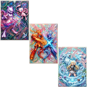 Carte de collection PY en métal texturé, carte <span class=keywords><strong>Poki</strong></span>, fan art, bande dessinée personnalisée, vente en gros, jeu de société de haute qualité, boîte mystère limitée - Product Image 6