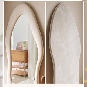 Home <strong>Mirror</strong> Best Furniture Store China Irregular Wavy Floor <strong>Mirror</strong> <strong>Wall</strong> <strong>Mirror</strong> Standing or <strong>Leaning</strong> - Product Image 5