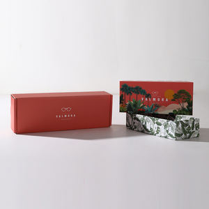 Boîte d'abonnement pour lunettes de soleil en carton ondulé B/E, option pliable, avec boîte cadeau intérieure rigide, vente en gros - Product Image 3