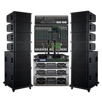 Altavoces Line Array Individuales de 12 Pulgadas con Subwoofer Individual de 18 Pulgadas, Altavoz Pasivo Profesional, Sistema de Sonido para Exteriores