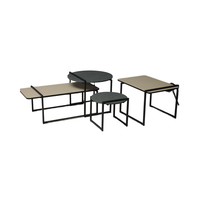 Table à café et thé en bois moderne pour l'approvisionnement en gros à domicile