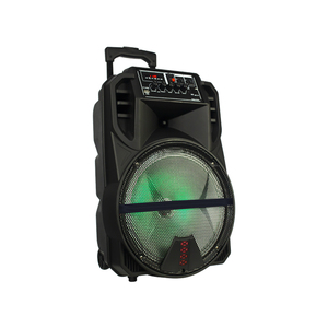 T Music Sounds 12 pulgadas Partybox Luces portátiles Disco Batería Juego completo DJ <span class=keywords><strong>Bluetooth</strong></span> Trolley Altavoces - Product Image 1