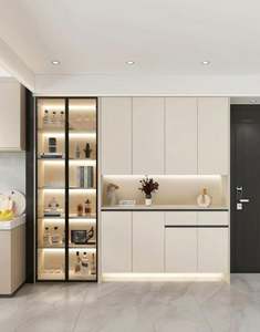 Études de cas réelles : Ensemble complet de meubles pour le salon, y compris des vitrines en verre et des armoires en bois - Product Image 1