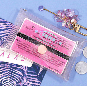 Korean style PVC transparent <b>card</b> <b>holder</b>, jelly-like <b>card</b> <b>holder</b>, business <b>card</b> <b>holder</b>, coin purse, key pouch, public transport - Product Image 3