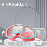 Masque de natation Revêtement miroir Anti-buée Imperméable Équipement de natation Grand cadre Lunettes de natation Adulte