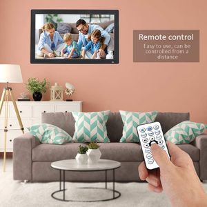 उच्च संकल्प पूर्ण HD आईपीएस तस्वीर प्रदर्शन ऑटो-बारी बारी से छवि पूर्वावलोकन स्मार्ट एलसीडी 18.5 इंच डिजिटल फोटो फ्रेम के लिए गृह सजावट - Product Image 6