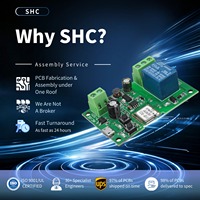 Servicio de Fabricación y Ensamblaje de PCB, Placa de Circuito Impreso Electrónico Personalizada con Relé WiFi, PCBA