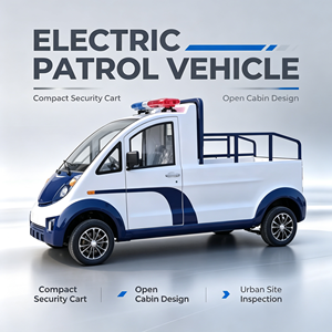 Vehículo Eléctrico Chino de Ambulancia, Camioneta de Patrulla Eléctrica de 4 Plazas, Vehículo de Carga para Seguridad en Campus y Transporte Utilitario - Product Image 1