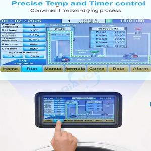 Thương mại Nhà sử dụng quy mô nhỏ tự động lyophilizer Máy Trái Cây Rau Kẹo sữa chua đóng băng Máy sấy cho Úc - Product Image 5