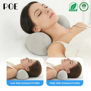 Almohada Cervical <span class=keywords><strong>de</strong></span> Espuma Viscoelástica 100% Seda <span class=keywords><strong>de</strong></span> Leche, Ergonómica, Antiestática, Antiácaros, Lavable, Acolchada, Soporte Corporal <span class=keywords><strong>para</strong></span> una Postura Saludable - Product Image 2