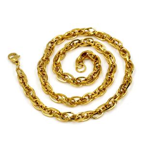 Collier en chaîne en acier inoxydable 316L, largeur 5 mm, longueur personnalisée, chaîne à maillons ronds, bijoux en acier inoxydable, vente en gros - Product Image 4