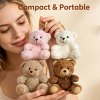 En gros, porte-clés et breloques de sac en peluche ours en peluche et animaux de dessin animé pour sacs à main, sacs à dos, accessoires de clés et décoration