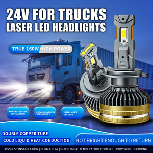 Nouveau phare LED Canbus <span class=keywords><strong>V85</strong></span> POR 24V 150W H11 haute puissance, luminosité maximale 50000LM, système d'éclairage automobile H1/H3/H4/H7/9006, LED pour camion - Product Image 2