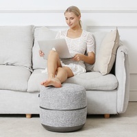 2026 Kabelloses Shiatsu-Fußmassagegerät mit Heizfunktion, Fußhocker, Ottoman-Hocker, vibrierender smarter Gesundheits-Fußmassager