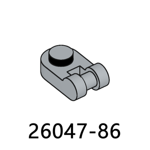 100g/sacchetto 1x1 Piastra con cerniera rotonda su un lato con maniglia, Mattoncini da costruzione, Giocattoli educativi in plastica per l'apprendimento dei bambini - Product Image 2