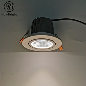 Anneau intérieur réglable en Offre Spéciale encastré LED intérieur 12W <span class=keywords><strong>Spot</strong></span> de <span class=keywords><strong>plafond</strong></span> en aluminium et plastique pour éclairage en duvet de magasin de bureau - Product Image 3
