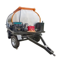 Distributeur d'asphalte miniature 6000L, pulvérisateur de bitume à prix d'usine, équipement de pulvérisation de bitume à chaud
