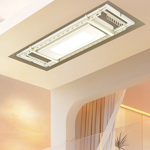 Tendedero Inteligente con Pantalla Grande, Iluminación Ajustable y Barra de Secado Extensible, Blanco, Negro, Gris - Product Image 6