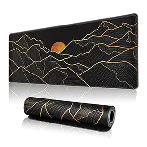 Mặt Trời Mọc hoàng hôn tùy chỉnh in cảnh quan thành phố tác phẩm nghệ thuật không thấm nước bàn <span class=keywords><strong>Mat</strong></span> chơi game lớn không phai chuột Pad - Product Image 1