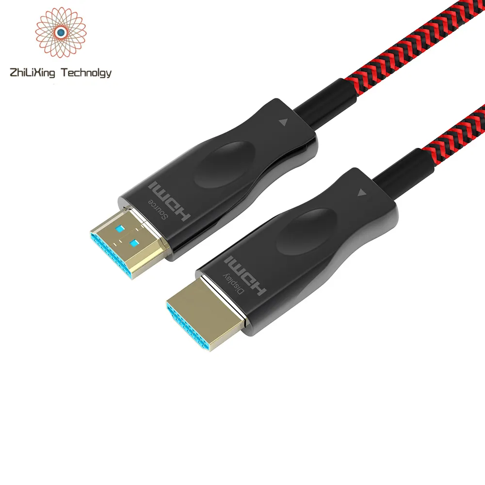 4K HDMI Fiber Optical Cable 100m, HDMI 2.0 Cable 18Gbps 4K@60Hz ARC CEC HDCP High Speed Slim HDMI Cable
