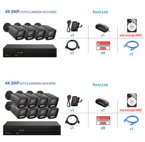 Sistem Kamera CCTV 4K 8MP Poe IP Camera 25FPS 8channel Nvr Sistem Pengawasan Video Deteksi Kendaraan Deteksi Humanoid - Product Image 6