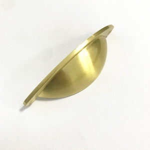 Cup Kéo Núm Hình Tủ Bếp Ngăn Kéo Đen Kẽm Brass Vỏ Vàng Kéo Xử Lý - Product Image 2