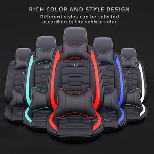 ที่หุ้มเบาะรถยนต์หนัง5ที่นั่งใช้ได้กับถุงลมนิรภัย,เต็มชุดใช้ได้กับถุงลมนิรภัยสไตล์สปอร์ตหรูหราใช้งานได้หลากหลายขนาด - Product Image 5