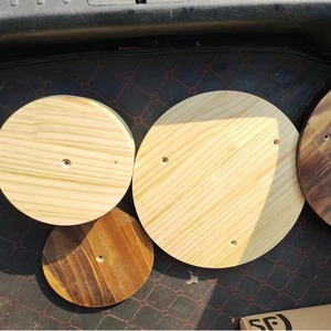 Solid Wood Boards <b>Wall</b> Mounted <b>Display</b> Rack Customizable Size Light Weight Horizontal Shelves For Plant Storage - Product Image 4