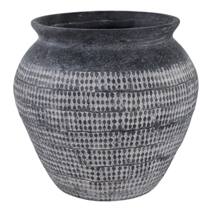 Vaso decorativo in ceramica testurizzata per soggiorno, decorazione per la casa, accessorio da tavolo, elegante vaso per fiori - Product Image 4