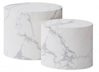 Nouveau design 3D autocollant de haute qualité pour meubles de maison Table basse ronde de style contemporain pour salon