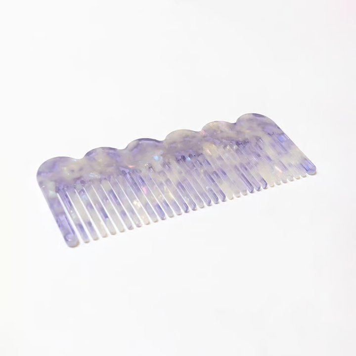 2pcs/set Foldable Portable Mirror Comb Fashion Acetate Sheet Double ...