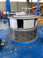 Machine à tréfiler le fil métallique Jiruixiang avec moteur et roulement, haute précision, type humide, fonctionnement facile, 22KW 380V