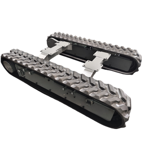 कॉम्पैक्ट रबर ट्रैक चेसिस सिस्टम 1 वर्ष की वारंटी, ढलान फार्म कार्य संचालन के लिए 1 वर्ष की वारंटी, भारी भार - Product Image 5