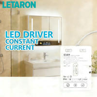 Alimentation électrique intégrée mini LED à haute efficacité 88% 30W AC-DC sans scintillement avec commande tactile et fonction anti-buée