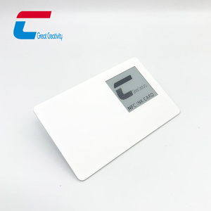 <span class=keywords><strong>Carte</strong></span> d'affichage de luxe NFC Smart <span class=keywords><strong>E</strong></span> Ink Changer le texte <span class=keywords><strong>Carte</strong></span> NFC d'écran <span class=keywords><strong>E</strong></span>-ink - Product Image 4