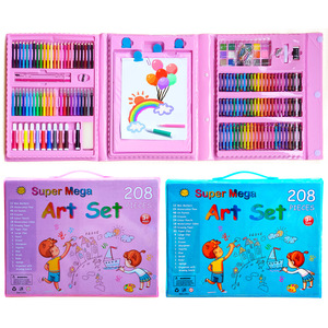 Super Mega 208-teiliges Umweltfreundliches Kunst-<span class=keywords><strong>Set</strong></span> mit Ölpastellkreiden, Wasserfarben, Buntstiften für Künstler, Erwachsene & Anfänger - Product Image 6