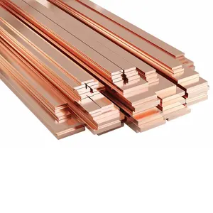 21700 18650 99.9% Pure Best Price Of Bright Copper Flexible Square Flat Bar Busbar Suppliers For Industrial