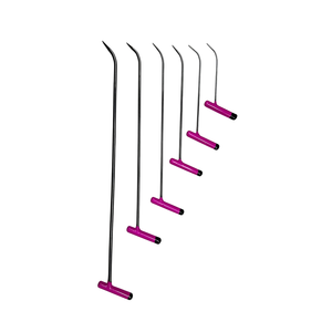 Pour PDR Tools Cádiz Edition Ensemble de réparation de bosses sans peinture 5 pièces Pointe pointue Poignée coudée simple Équipement de réparation de carrosserie (25cm 35 - Product Image 2