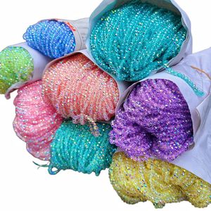 <span class=keywords><strong>Perles</strong></span> en verre rondes 3x4mm en gros, <span class=keywords><strong>perles</strong></span> en cristal en vrac, accessoires pour bracelets et colliers DIY, <span class=keywords><strong>perles</strong></span> en verre pour la fabrication de bijoux - Product Image 1