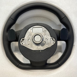 Volant en <span class=keywords><strong>cuir</strong></span> de haute qualité pour Audi A1 A3 A5 A6 C7 A6L <span class=keywords><strong>A4</strong></span> A4L C8 Q5 Q7 TT RS3 RS4 RS5 S4 S5 B8 B8.5 B9 Modèles de voiture - Product Image 6