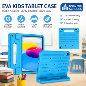 Funda Protectora para Tablet a Prueba de Golpes para Niños, para Escuelas e Instituciones, con Soporte, para iPad 11.ª Gen. A16 y iPad 10.ª Gen. 10.9 - Product Image 1