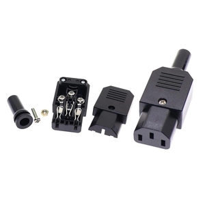 Conector de Cable recto IEC de <span class=keywords><strong>16A</strong></span> y 250V, conector de alimentación macho hembra, 3 pines, enchufe Industrial de CA - Product Image 3