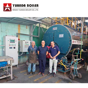 Nieuwe industriële horizontale vuurpijpketel van 10 TPH op aardgas/<span class=keywords><strong>HFO</strong></span> voor suikerfabrieken - Product Image 6