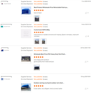 Carpa Retráctil Eléctrica de PVC con Estructura de Acero, Impermeable, Plegable, para Canchas Deportivas, Almacenes Temporales - Product Image 2