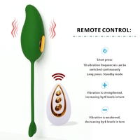 Vibrador de 10 Velocidades con Control Remoto, Bolas Vibratorias, Juguetes Sexuales para Mujer, Punto G, Sexo, Dildo, Vibrador, Mango